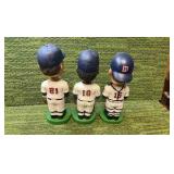 George Frazier, Don Baylor, & Tim Laudner 1987 World Series Champions Minnesota Twins BOBBLE HEAD Lot of 3 !