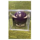 Chuck Foreman #44 Autographed Mini Helmet RB Minnesota Vikings w/ Auto Card !