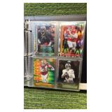 10 PAGE NFL CHROME BINDER 2025 Topps MIXED INSERTS ! 40 cards in Total