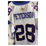 Adrian Peterson #28 Reebok Minnesota Vikings Home White Jersey XL Size 56