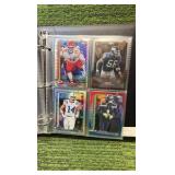 10 PAGE NFL CHROME BINDER 2025 Topps MIXED INSERTS ! 40 cards in Total