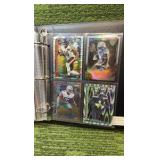 10 PAGE NFL CHROME BINDER 2025 Topps MIXED INSERTS ! 40 cards in Total
