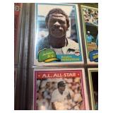 Vintage 1981 Topps Baseball Car Lot in Binder- MIXED LOT