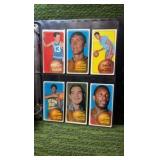 1970-1971 Topps Basketball Lot of VINTAGE BASKETBALL 12 PAGES !