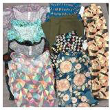 LuLaRoe Liquidation - Lot of 1-Cassie Pencil Skirt, 4-Azure Skirts, 4-Perfect T (Size S) - MSRP $319