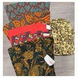 LuLaRoe Liquidation - Lot of 4-Azure Skirts, 1-Joy Vest (Size M) - MSRP $200