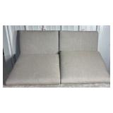 Lot of 4 Sunbrella Outdoor Seat Cushions 19" x 18" (Gray) - MSRP $110