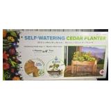 Self-watering Elevated Cedar Garden Planter - MSRP $200