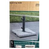 SunVilla Pembrooke 59.5 lb. Granite Umbrella Base - MSRP $86