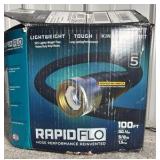 Teknor Rapid Flo 5/8 in. x 100 ft. Compact Garden Hose - MSRP $50