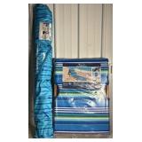 Melino Portable Beach Lounger & Tommy Bahama 7.5ft Beach Umbrella - MSRP $85