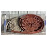 2 Vintage Fire Hoses
