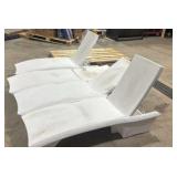 Step2 Vero Adjustable Pool Lounge Chairs 4-pack - MSRP $940
