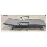 SunVilla Commercial Sling Wave Chaise Lounge with Adjustable Armrests - MSRP $250