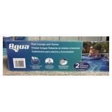 Lot of 2 Aqua Luxury Pool Lounger, 2-Pack (Total of 4 Loungers) - MSRP $116