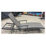 SunVilla Commercial Sling Wave Chaise Lounge with Adjustable Armrests - MSRP $250
