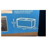 Suncast 120 Gallon Split Lid Extra Large Deck Box - MSRP $160