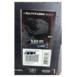 509 Altitude 2.0 Black Ops Open Face Helmet w/Storage Bag- Size XL