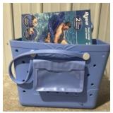Beachcomber Beach Bag & Aqua Luxury Pool Lounger, 2-Pack - MSRP $108