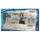 Melino Portable Beach Lounger & Tommy Bahama 7.5ft Beach Umbrella - MSRP $85