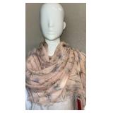 Box of 60 Rampage Floral Scarfs w/Rings - 60 Scarfs