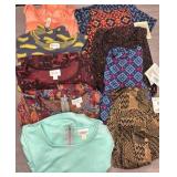 LuLaRoe Liquidation - Lot of 5-Maxi Skirt, 2-Carly Swing Dress, 2-Amelia Dresses, 1-Lynnae Top (Size XXS) - MSRP $468