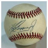 Ken Griffey Jr. Autographed Baseball Rawlings OALB Brown Ball
