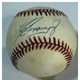 Ken Griffey Jr. Autographed Baseball Rawlings OALB Brown Ball