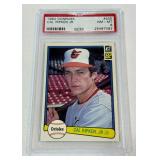 Cal Ripken Jr. RC PSA Slab Graded NM-MT 8 1982 Donruss #405 Rookie Vintage Baseball Card