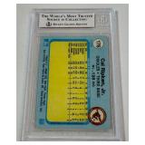 Cal Ripken Jr. RC Beckett Graded 8 NM-MT Slab w/ subgrades 1982 Fleer #176 Rookie Vintage Baseball Card
