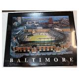 Blatimore Orioles Camden Yards First Night Came Frames Baseball Print