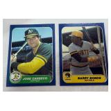 1986 Fleer Update Baseball Card Set w/ Barry Bonds and Jose Canseco Rookie Cards