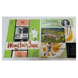 2nd and 4th Annual PGA Open Golf Tournament Programs Mayfair Inn 1956 and 1958