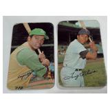 (10) 1971 Topps Super Vintage Baseball Cards w/ Stars - Reggie Jackson, Oliva, Robinson, Brock, Stargell, and More