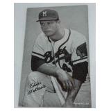 Eddie Mathews Vintage Exhibit Baseball Card