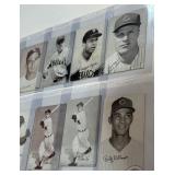 10 Card Lot - Vintage Baseball Exhibit w/ Hall of Famers - Santo, Aparicio, Roberts, Cepeda, Fox, Williams and More