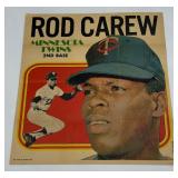 Rod Carew 1970 Topps Vintage Baseball Pin Up Poster #16