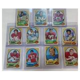 1970 Topps Football 11 Card Lot  Stars and Hall of Famers