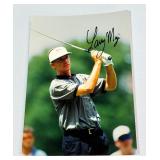 Larry Mize Autographed Golf Photo