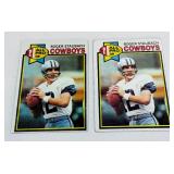 Roger Stauback 1979 Topps 2 Card #400 Vintage Football Lot