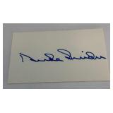 Duke Snider Autographed Card - Vintage Baseball