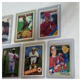 9 Card Autographed Baseball Lot Including HOF Whitey Herzog
