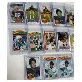 19 Card Vintage Football Star Lot 1975-1981 - OJ Simpson, Lynn Swan 2nd Year, Ahmad Rashad RC, and More!