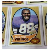 Alan Page RC and 5 Card Minnesota Vikings 1970 Topps Vintage Lot