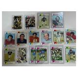 16 Card 1973 Topps Football Lot - HOFs and Stars