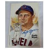 Early Wynn Autographed 1981 Perez Steele /10,000 Baseball Post Card
