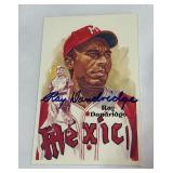 Ray Dandridge Autographed 1987 Perez Steele /10,000 Baseball Post Card