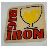 Vintage Big Iron Beer Coaster 1972 Pittsburgh Pirates TV Schedule