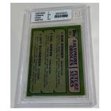 Cal Ripken Jr. RC Beckett Graded 7.5 NM+ 1982 Topps Orioles Future Stars #21 Vintage Rookie Baseball Card