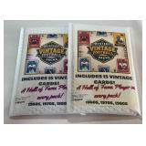 (2) Vintage Football Mystery Card Packs - 1960